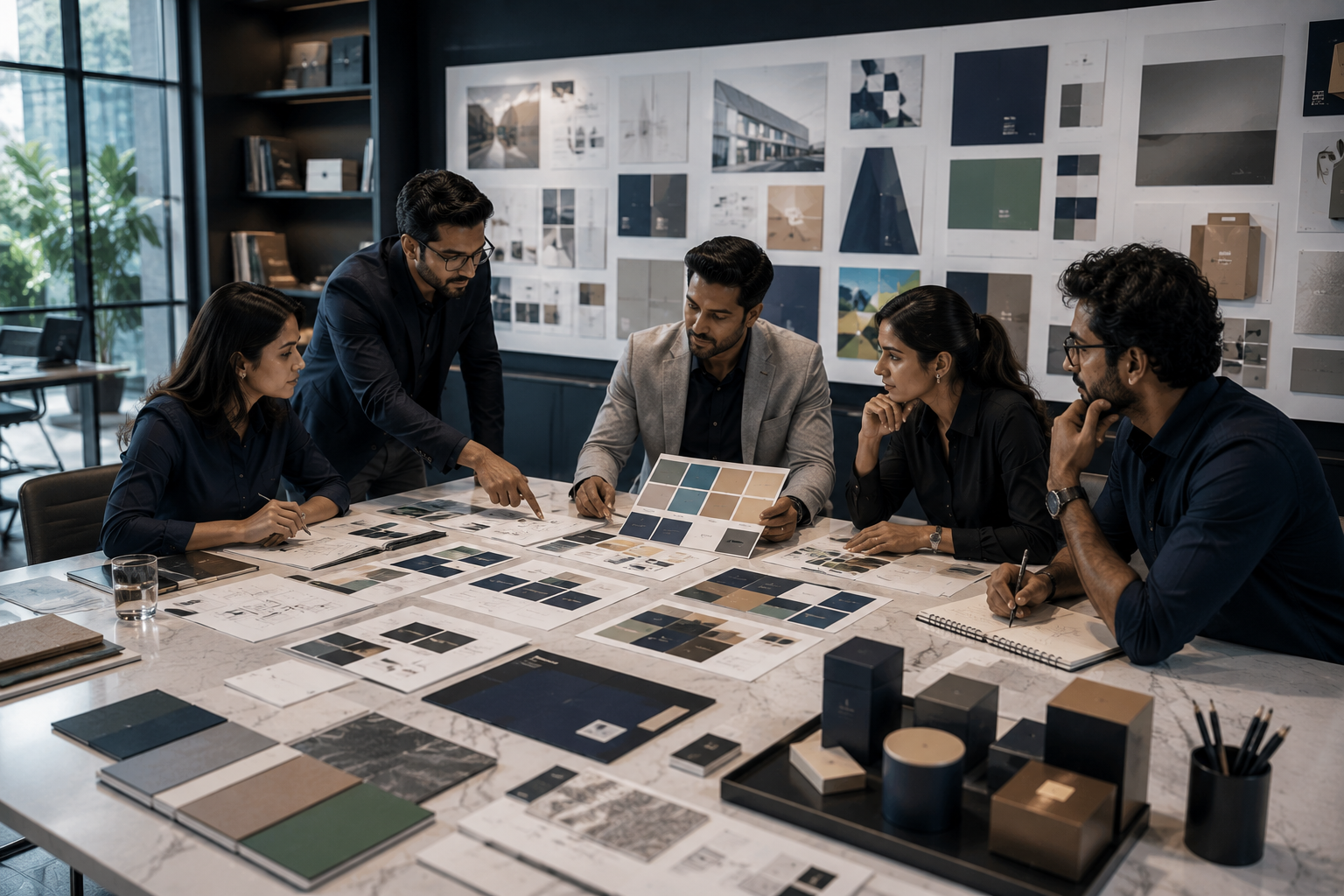 FIMPS brand strategy and corporate visual identity creative team
