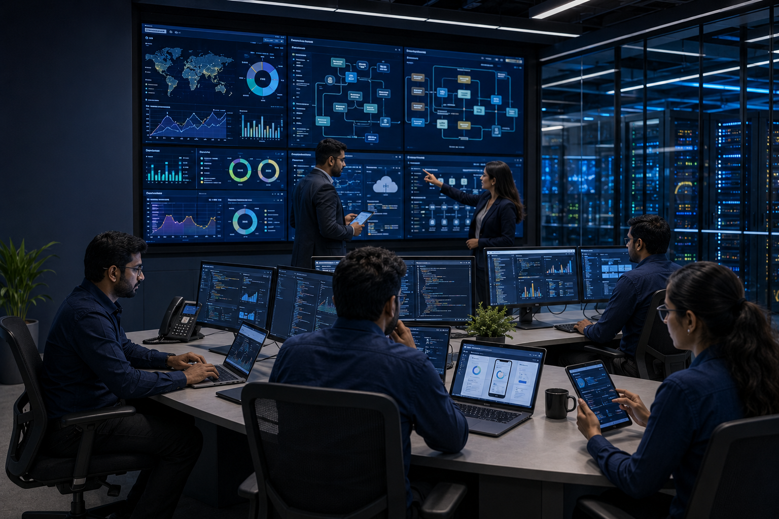 FIMPS technology software and digital development command centre with AI cloud CRM ERP and automation